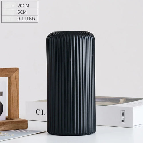 vase moderne en plastique pour décoration florale nordique - vue 26 sur 26