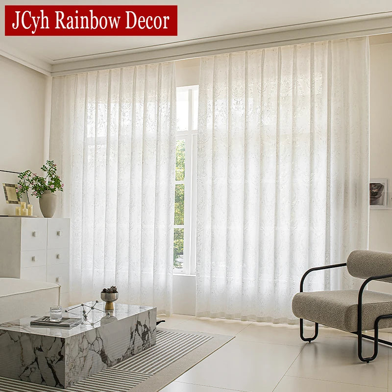 Voilage rideau moderne pour chambre salon separation piece - vue 3 sur 7