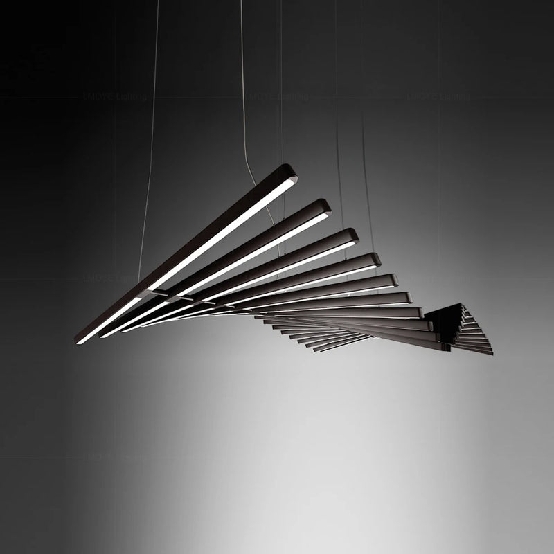 lustre led luxe suspension longue bande pour bricolage