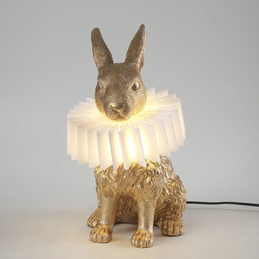 lampe à poser lapin nordique décorative pour enfants et intérieur - vue 6 sur 9