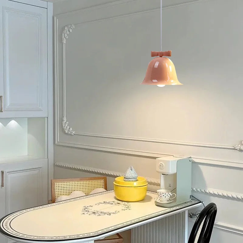 suspension modernes en forme de cloche avec nœud décoratif - vue 3 sur 20