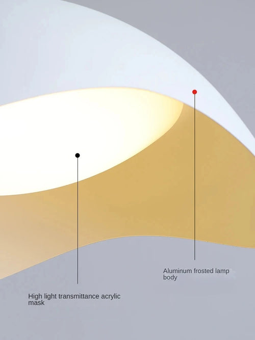 lustre nordique design ovni suspension décorative intérieure - vue 7 sur 6