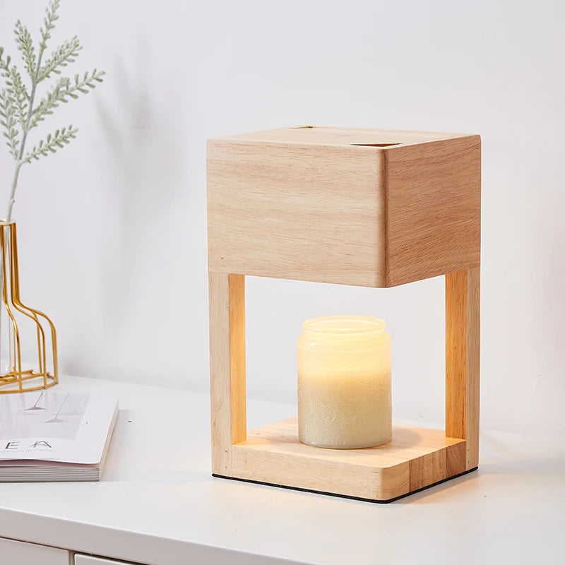 Chauffe-bougie électrique table fusion artisanat interrupteur minuterie - vue 3 sur 8