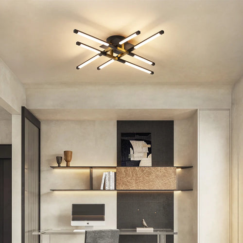 lustre led d'intérieur pour décoration de maison - vue 5 sur 12