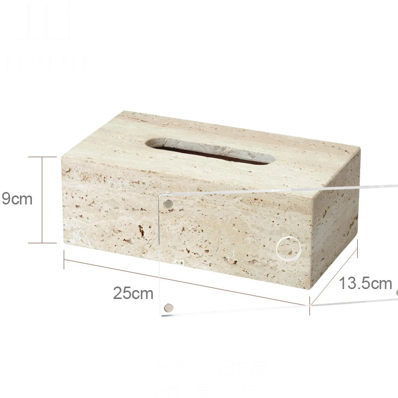 ensemble d'accessoires en marbre naturel pour salle de bain - vue 25 sur 30