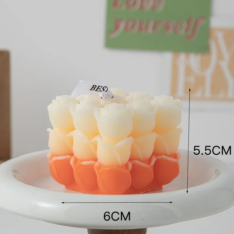 bougie parfumée big cube pour décoration moderne et aromathérapie - vue 17 sur 39
