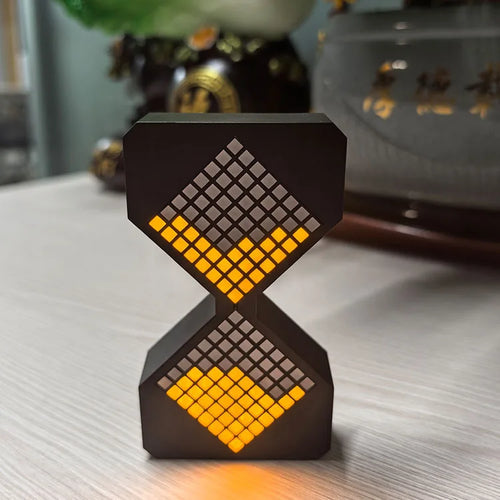 sablier électronique à led style cybernétique pour décoration et cadeaux - vue 9 sur 8