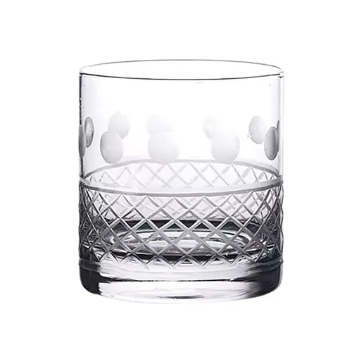 Verres whisky old fashioned facetté 380ml lot 2