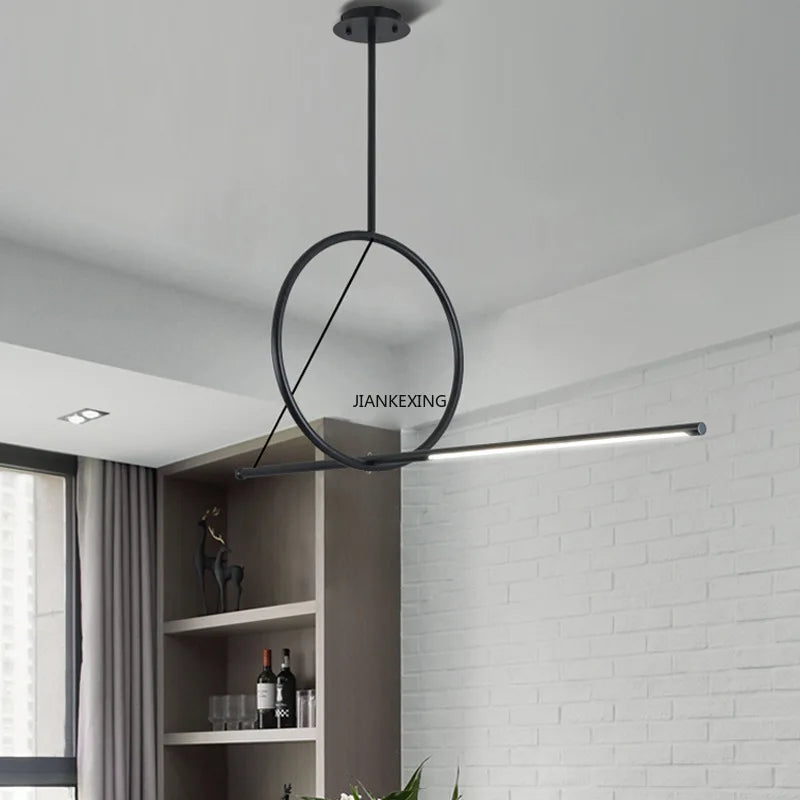 suspension led design scandinave luminaires maison déco - vue 4 sur 7