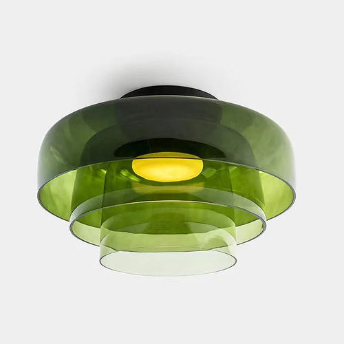 plafonnier led design nordique simple bol en verre luminaire décoratif d'intérieur - vue 3 sur 21