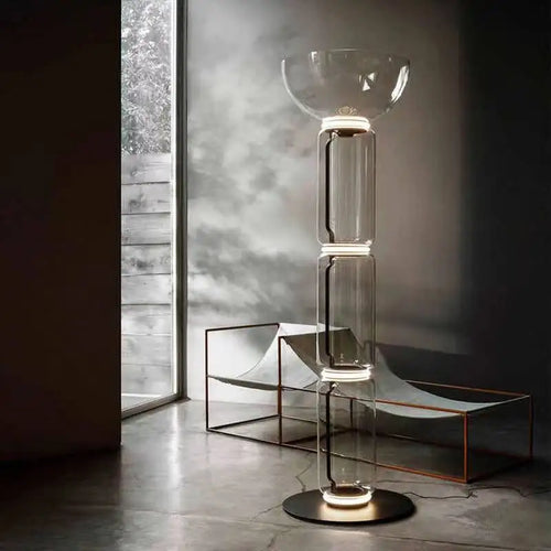 lampe led suspendue verre design moderne