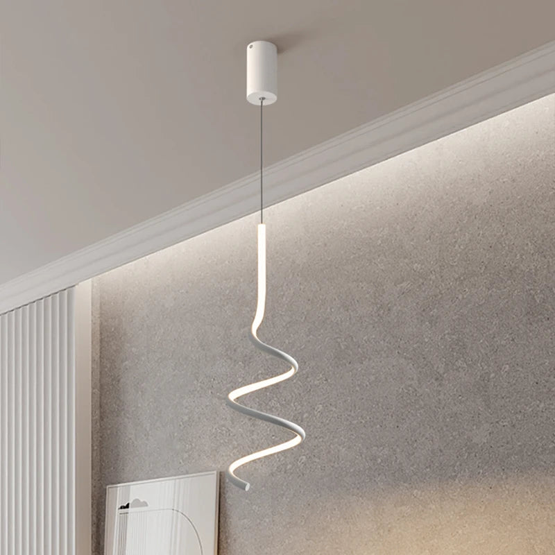 Petite lampe suspendue moderne et Simple pour chambre à coucher