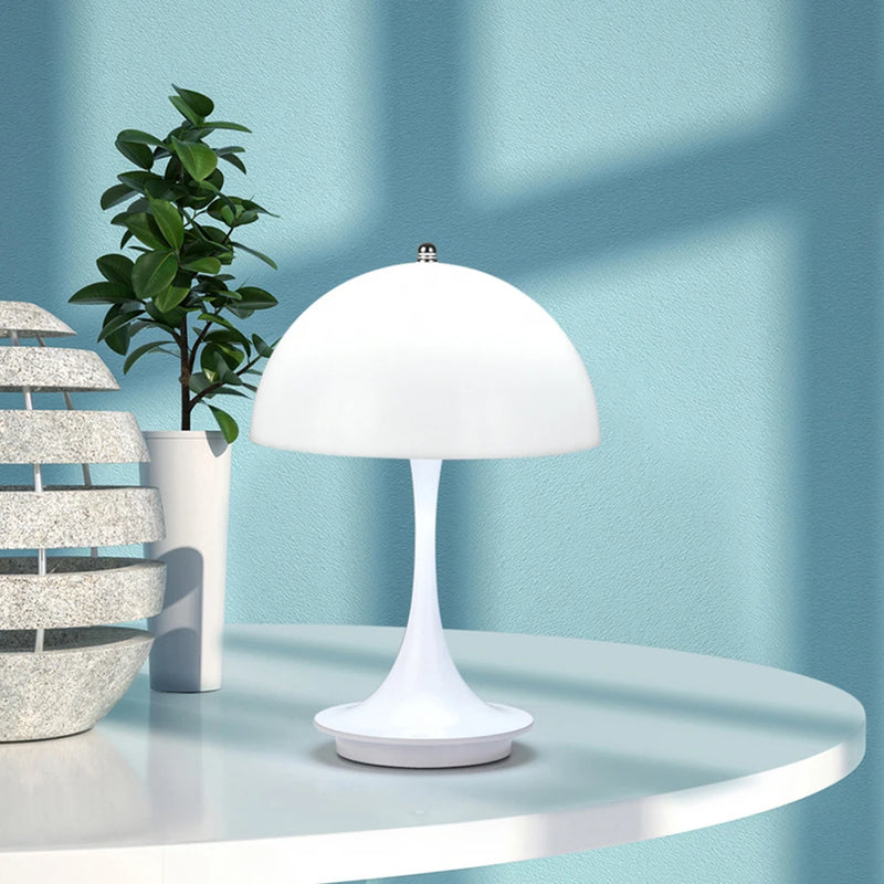 Abat-jour transparent coloré lampe de table chambre chevet LED lampe de bureau lampe de nuit Rechargeable lampe décorative de Restaurant