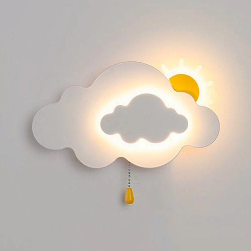 applique murale nuage design artistique pour décoration intérieure - vue 2 sur 9