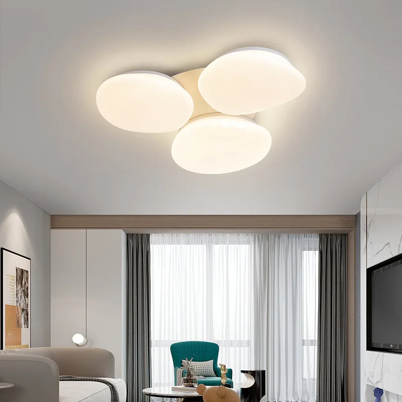 plafonnier led de style nordique avec simplicité créative - vue 3 sur 12