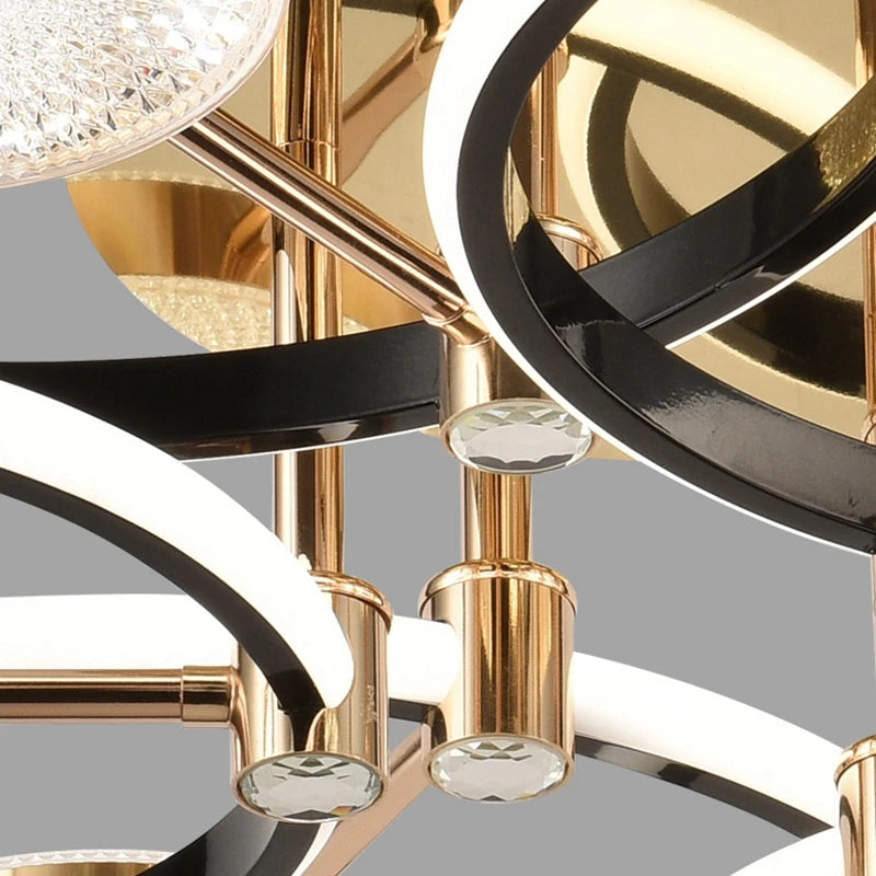 plafonnier design moderne lumineux et décoratif pour intérieur élégant - vue 7 sur 12