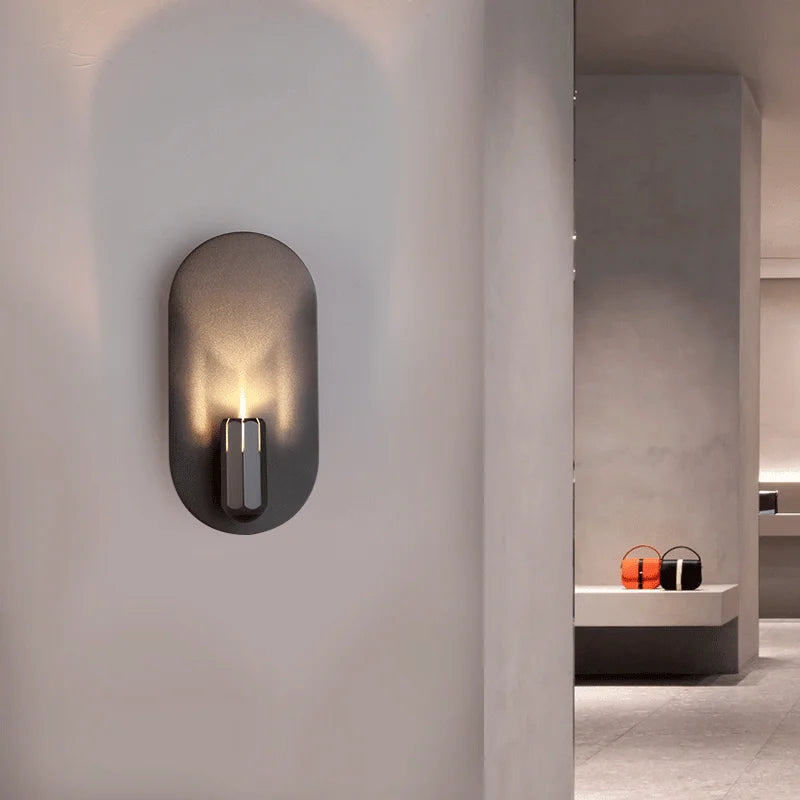 applique murale led minimaliste en aluminium luxueuse et créative - vue 3 sur 8