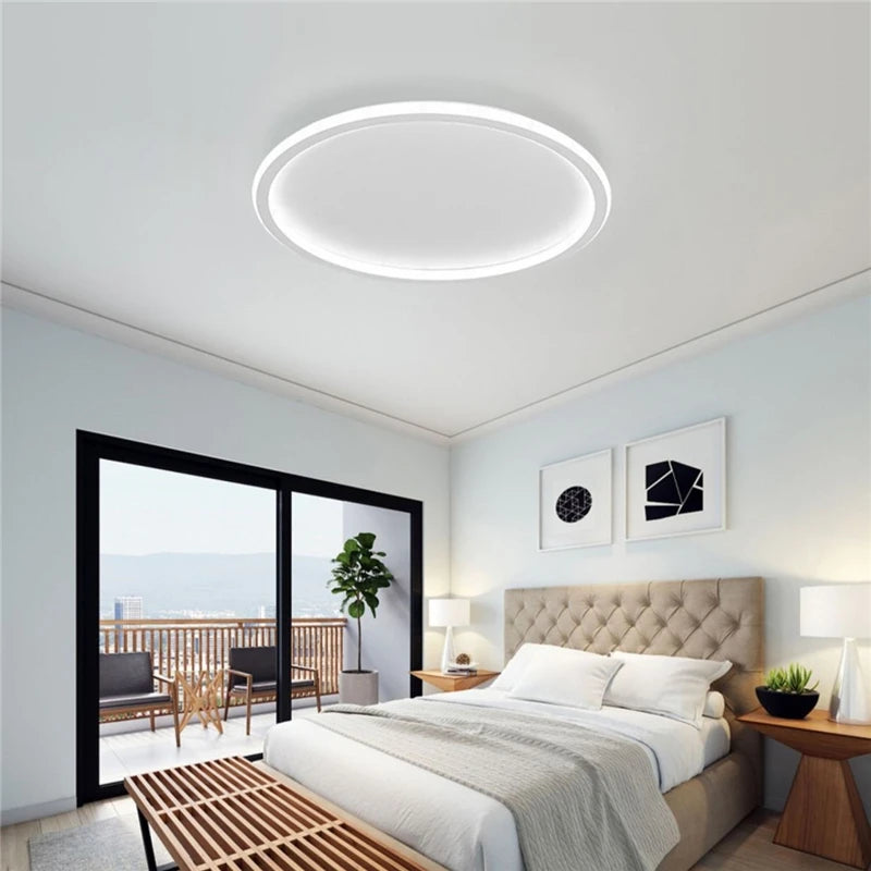 plafonnier led ultra-mince nordique moderne minimaliste
