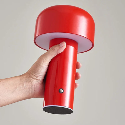 lampe de table champignon sans fil rechargeable variable type c - vue 11 sur 11