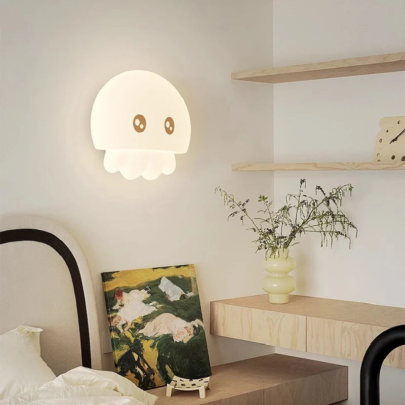 lampe de chevet poulpe mignon pour chambre enfant décoration créative - vue 6 sur 9