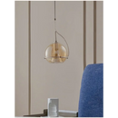 lustre boule en verre style nordique pour éclairage rétro
