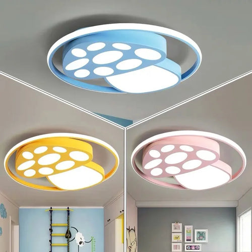 plafonnier led lune dessin animé pour enfants moderne - vue 2 sur 15