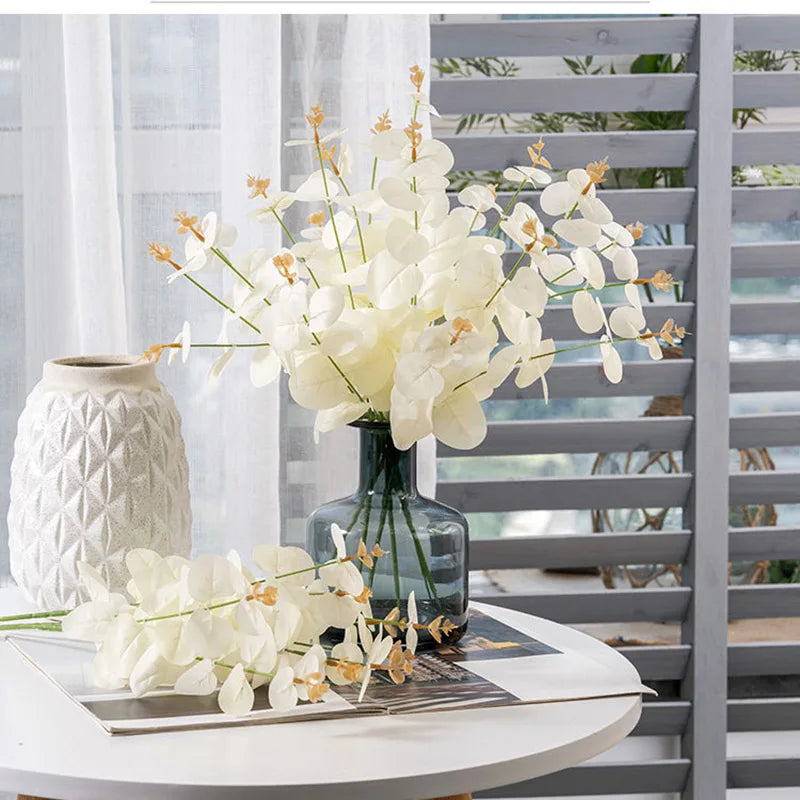 feuilles d'eucalyptus fleurs artificielles pour décorations et arrangements floraux - vue 6 sur 7