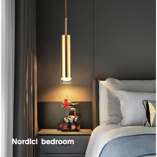 Fumi Modern Adjustable LED Pendant Light, Elegant Ceiling Hanging LED Light Fixture for Kitchen Island Living Room Bedroom - vue 4 sur 8