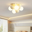 Lustre boule ronde nordique lumière bulle chambre plafonniers LED E27 salon salle à manger lustres pour chambre d'enfant