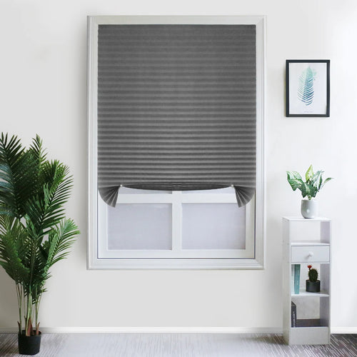 Store plissé occultant tissu pour fenêtre chambre cuisine - vue 14 sur 16