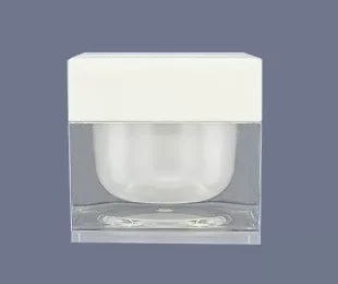 pot en acrylique carré rechargeable pour crème cosmétique - vue 22 sur 28