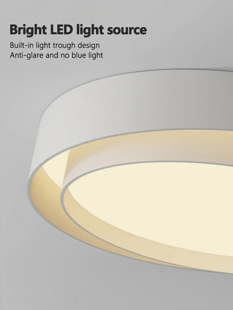 lustre moderne design nordique avec éclairage led 2024 - vue 4 sur 12