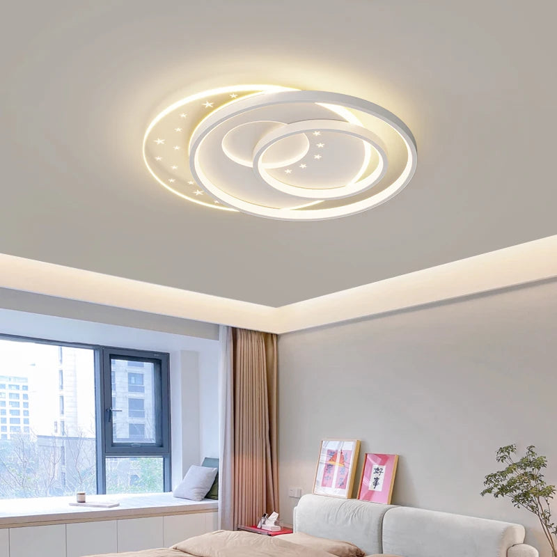 plafonnier led nordique créatif pour éclairage intérieur moderne - vue 5 sur 9