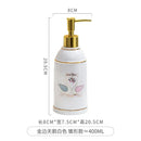 distributeur de savon céramique pour gel douche et désinfectant