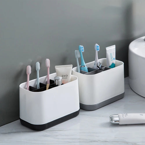 organisateur multifonction pour brosse à dents et accessoires de bain - vue 5 sur 8