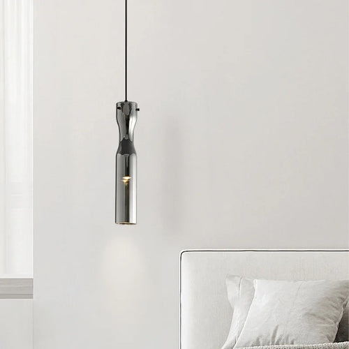 suspension moderne à led en verre pour intérieur réglable - vue 4 sur 7