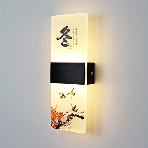 applique murale japonaise en acrylique pour décoration moderne - vue 13 sur 14