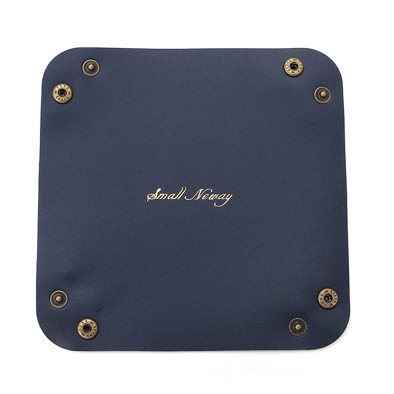 boîte de rangement en cuir pliable pour bijoux et accessoires - vue 15 sur 14