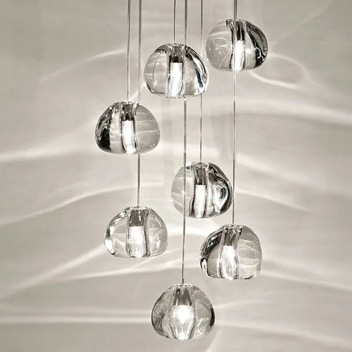 suspension moderne nordique en cristal pour décoration élégante - vue 2 sur 17