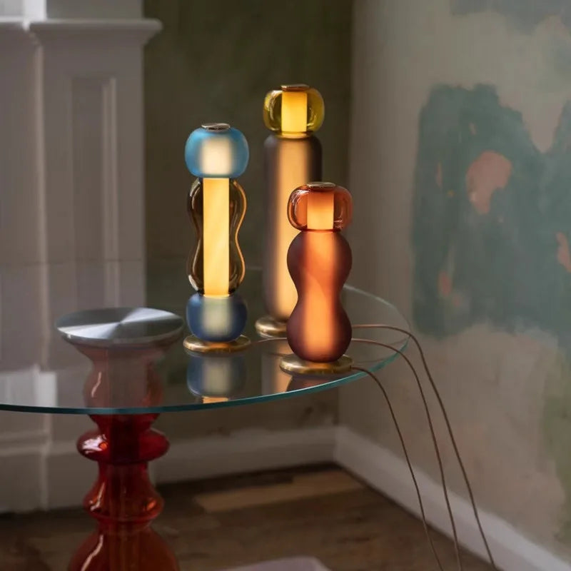 Suspension en verre scandinave Abat-jour coloré minimal chevet petite lumière suspendue chambre design éclairage de salle à manger