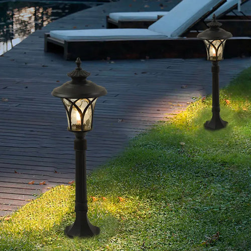 éclairage extérieur style européen pour jardin et cour - vue 5 sur 7