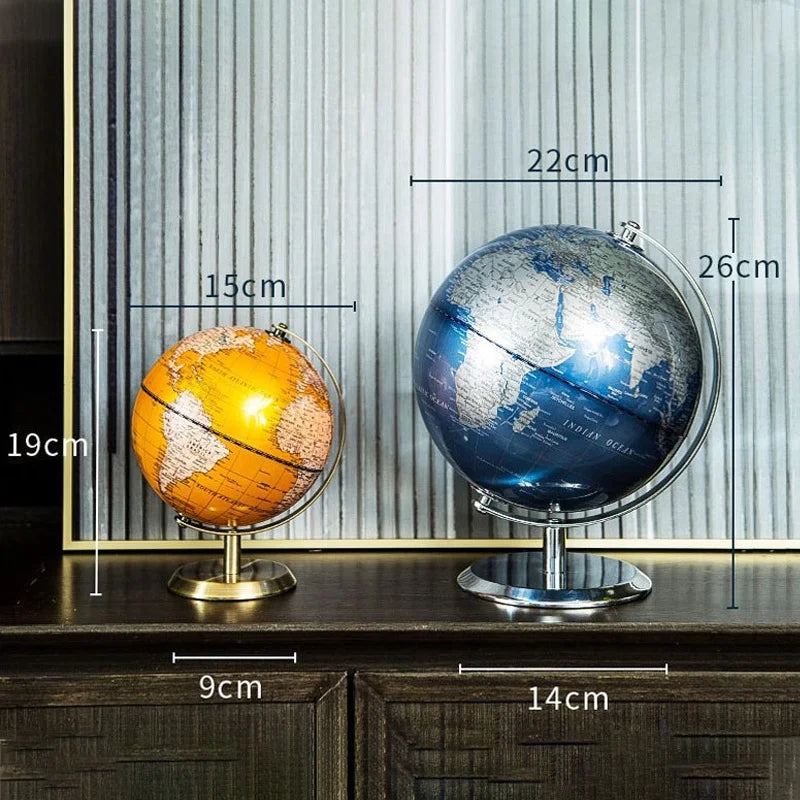 carte du globe rétro décoration éducative pour enfants et bureau - vue 4 sur 9