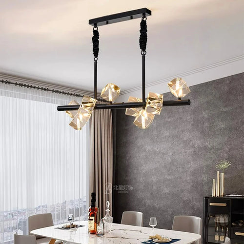 home decorationPendant lights, luxury crystal living room chandelier, dining room Pendant lamp, ceiling light, indoor lighting - vue 4 sur 6