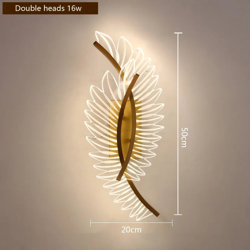 applique murale led nordique pour décoration d'intérieur