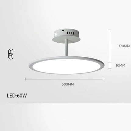 suspension minimaliste dimmable led décorative