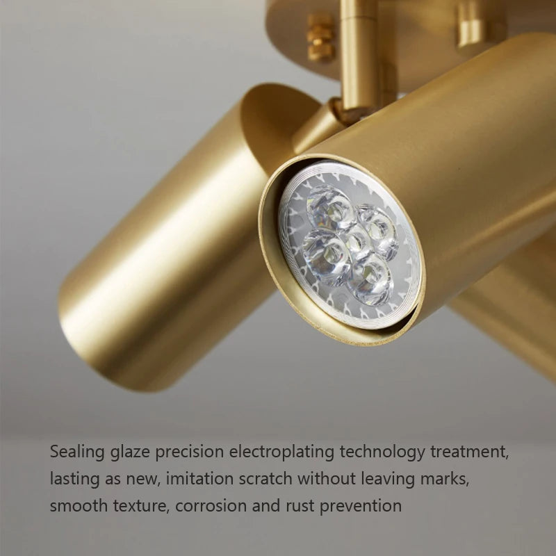lustre moderne avec projecteurs led pour intérieur - vue 5 sur 8