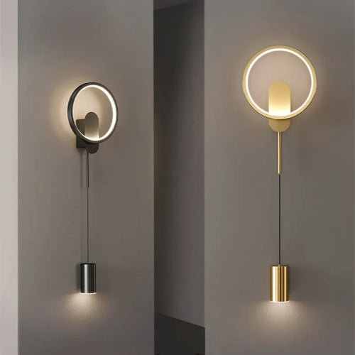 applique murale moderne à led luminaire suspendu décoratif et idéal - vue 2 sur 9