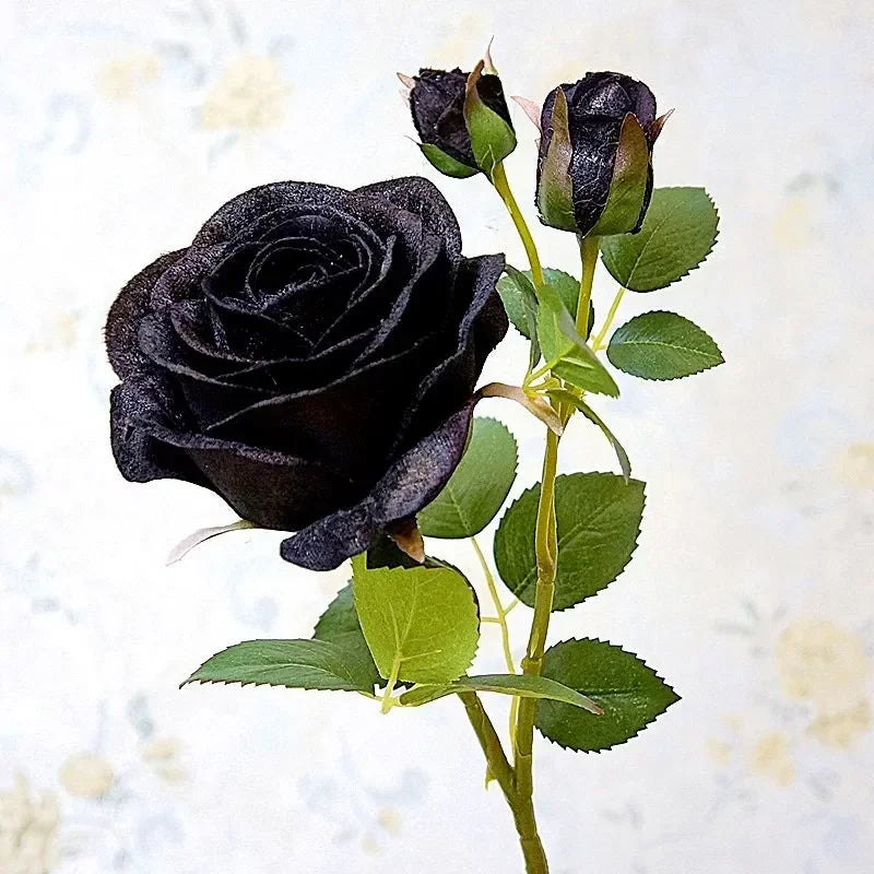 simulation de roses en velours pour décoration élégante