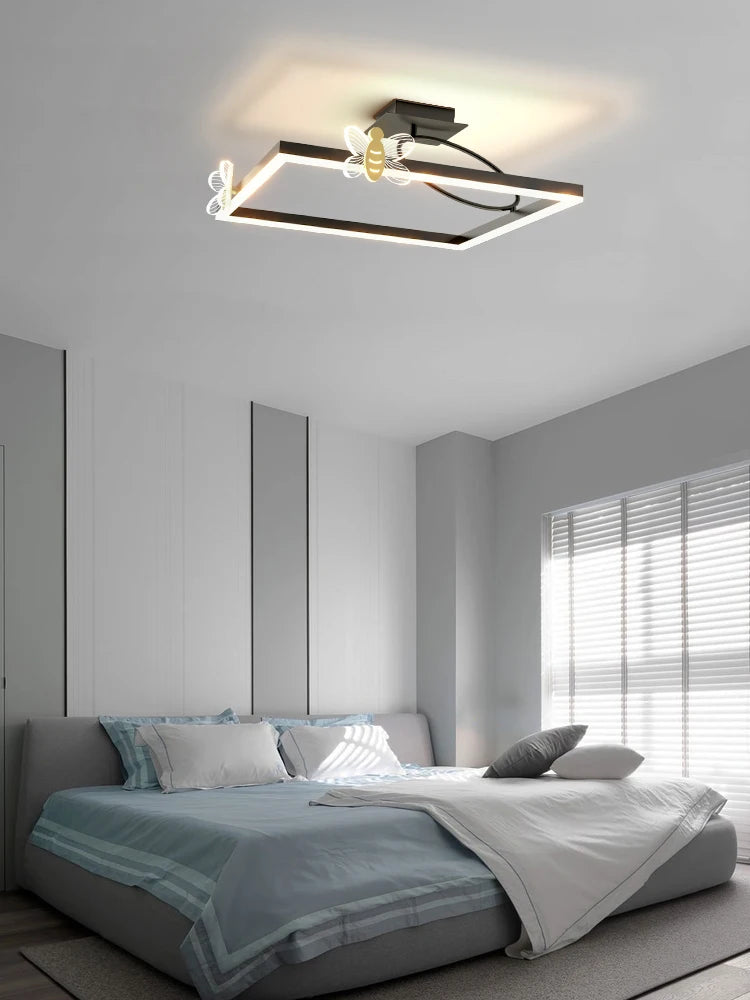 plafonnier led rond design pour éclairage intérieur moderne - vue 4 sur 14