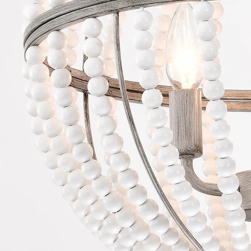 suspension vintage country en bois pour décoration intérieure
